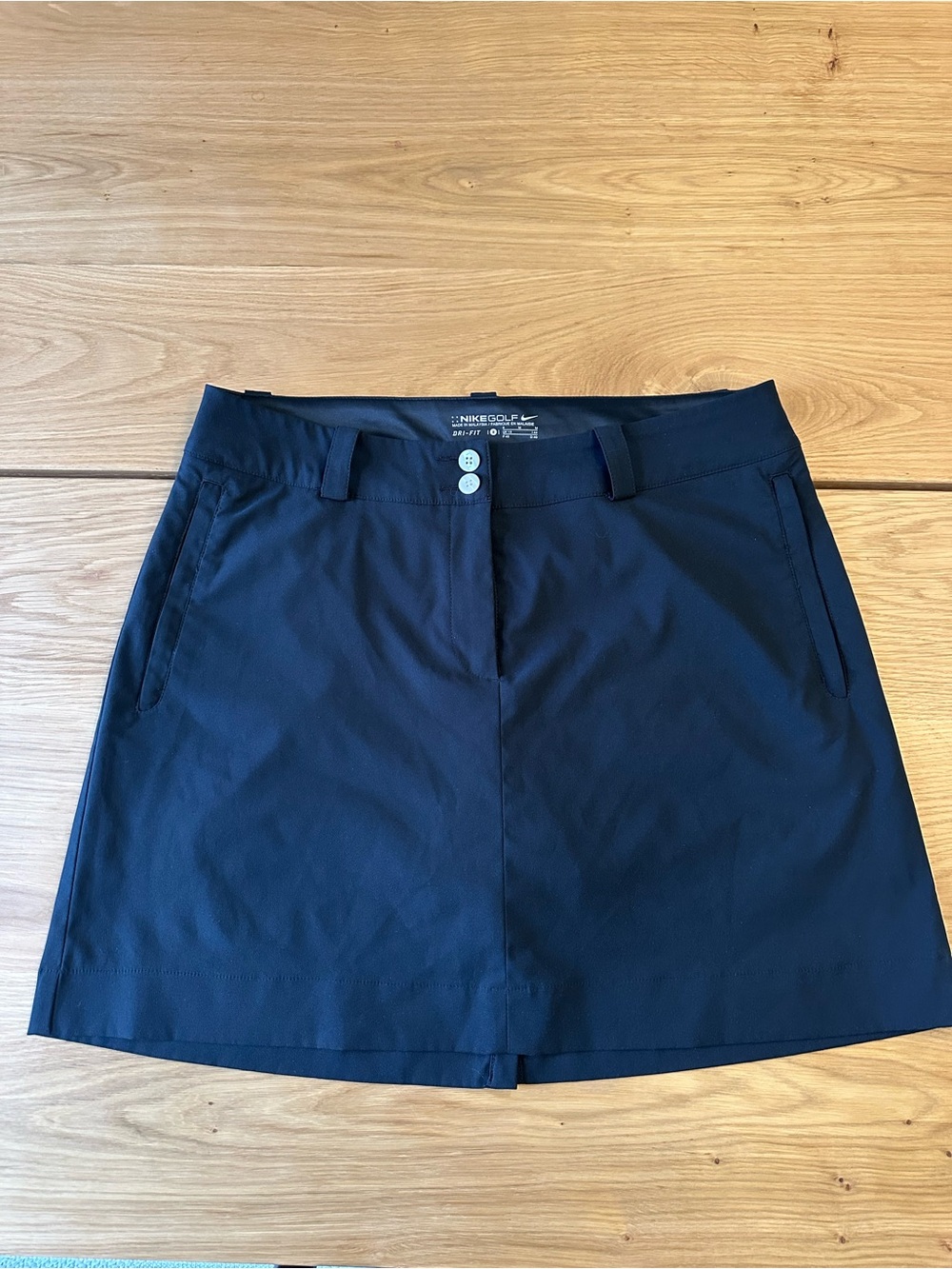 Nike Black Dri-FIT Golf Skort